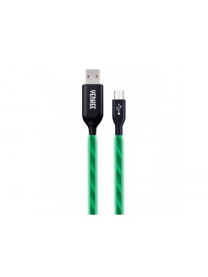 KABELL KARIKIMI LED USB MICRO 1 M YCU 231 GN GREEN