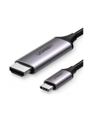 KABELL UGREENUSB-C TO HDMI MALE, GRAY/BLACK