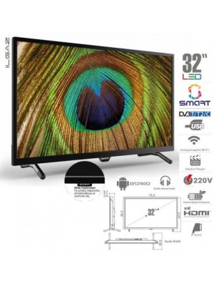 TELEVIZOR SUNNY SMART 32' HD DLED TV DVB-T2/C/S2