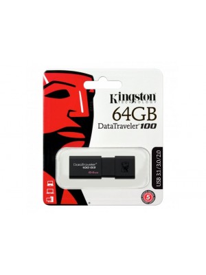 USB KINGSTON DT100G3 BLACK 64GB
