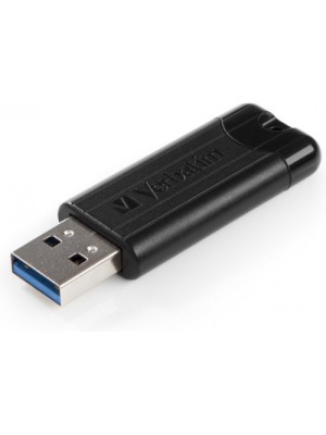 USB VERBATIM PINSTRIPE BLACK 128GB (SBNN0129)