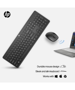 TASTIER + MOUSE HP 230 WIRELESS BLACK (SBBC7201)