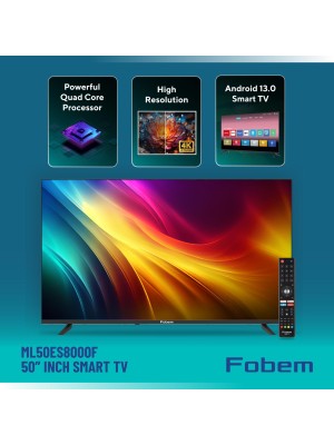 TV LED FOBEM MT50ES8000F SMART ANDROID