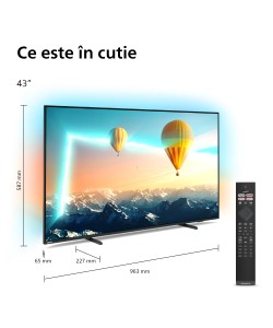 TV LED PHILIPS 43PUS8007/12 4K UHD LED Smart