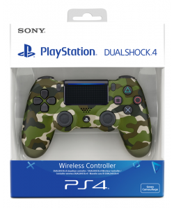 LEVE PLAYSTATION SONY PS4 DUALSHOCK V2 WIRELESS GREEN CAMUFLAGE