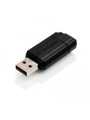 USB VERBATIM PINSTRIPE BLACK 64GB (SBNN0127)