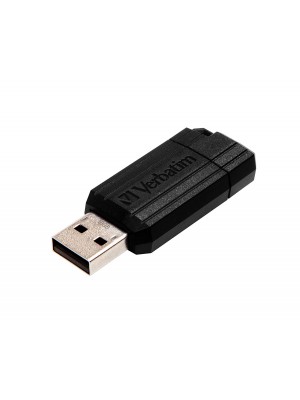 USB VERBATIM STORE N GO PINSTRIBE BLACK 64GB (OBCB0290)
